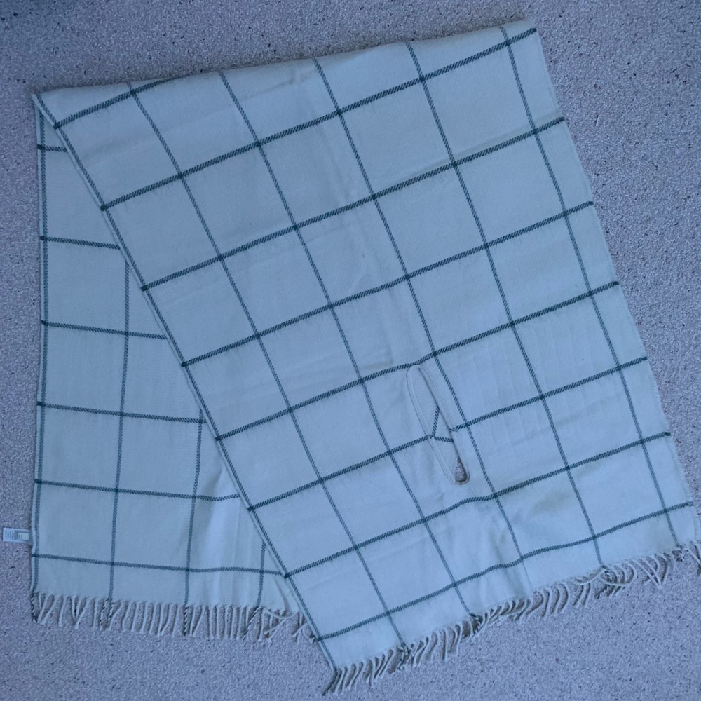 Talbots Flannel Shawl - New!